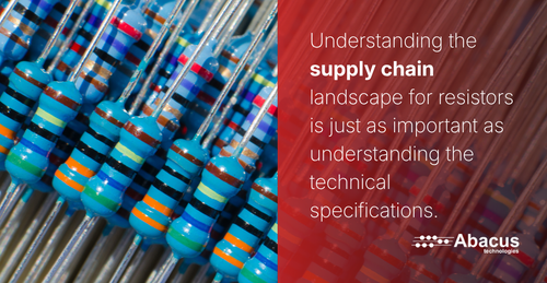 resistor types sourcing guide- supply chain landscape
